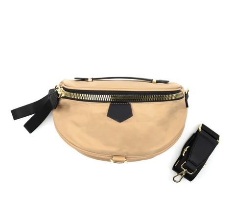 Sand Large Nylon Crossbody