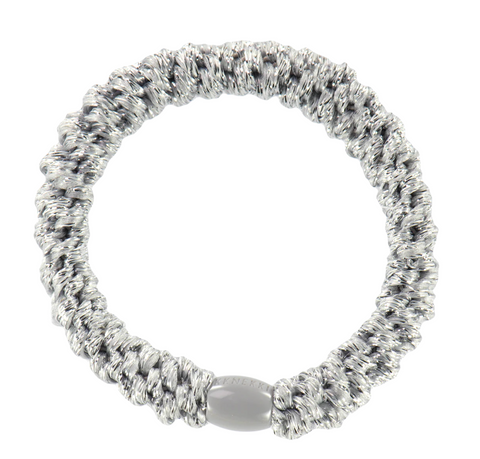 Silver Shimmer Hair Tie