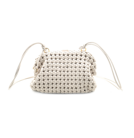 Bone Textured Crossbody/Clutch