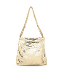 Gold Pouch Crossbody Bag