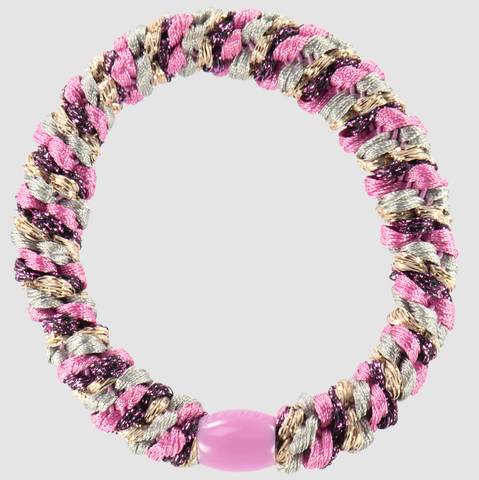 Mix Pink Glitter Hair Tie