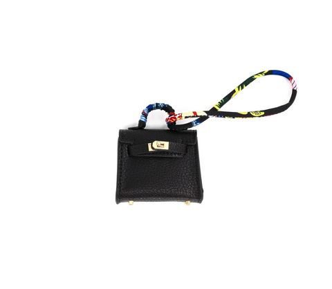 Black Mini Birkin/Kelly Bag Charm