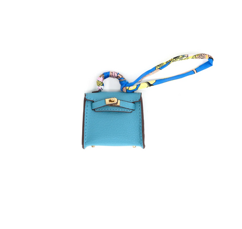 Turquesa Mini Birkin/Kelly Bag Charm