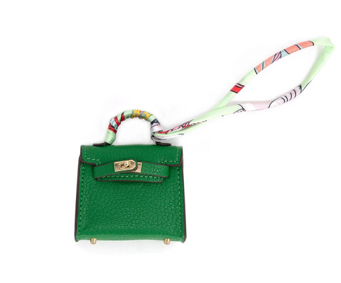 Emerald Mini Birkin/Kelly Bag Charm