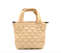 Gold Quilted Crossbody Bag