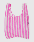 Pink Striped- Standard Baggu