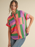 Rainbow Stripe Blouse