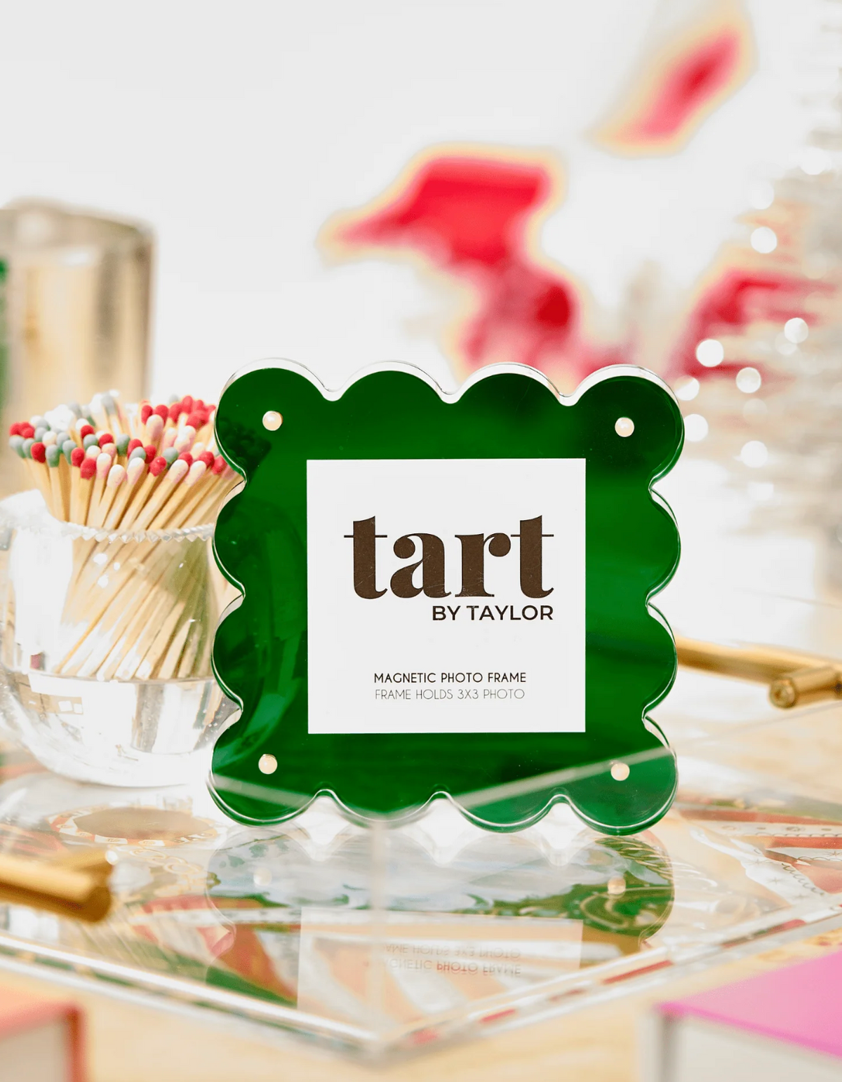 Green Mini Acrylic Picture Frame- PICK UP ONLY!