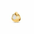 Sparkle Drop Gold Spacer Charm