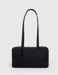 Black Nylon Bowler Bag- Small