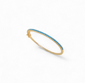 Sparkling Turquesa Gold Bangle