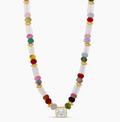 Candy Sprinkles Gemstone Necklace