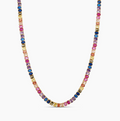 Rainbow Tennis Necklace