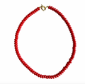 Red Apple Beaded Necklace