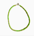 Lime Chartreusse Beaded Necklace