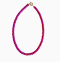 Pitaya Fuschia Beaded Necklace