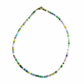 Mini Pastel Rainbow Gemstone Necklace