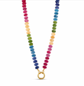 Rainbow Beaded Necklace