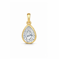Clear Sparkle Drop Charm