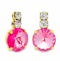 Dee Earrings in Fairy Dust- Ultra Pink