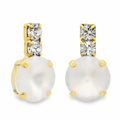 Dee Earrings in Fairy Dust- White