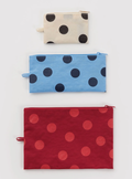 Polka Dot Mix-Flat Pouch Set