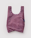 Pink Houndstooth- Baby Baggu