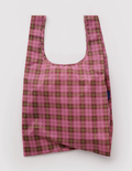 Azalea Pink Tartan- Standard Baggu