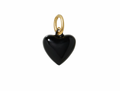 Black Enamel Heart