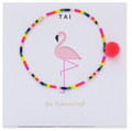 Pom Bead Elastic Bracelet