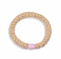 Velvet Dusty Rose Glitter Hair Tie