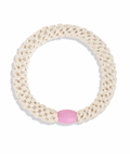 Ivory Bubblegum Hair Tie