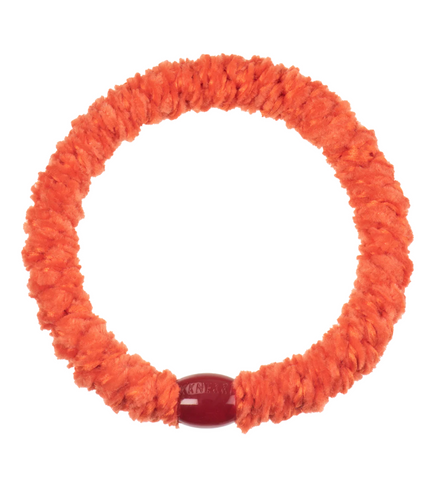 Velvet Orange Hair Tie