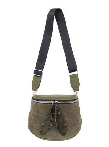 Olive Suade Crossbody