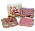 Sunshine & Glitter Highlighter Shimmer Compact - Coral Gold