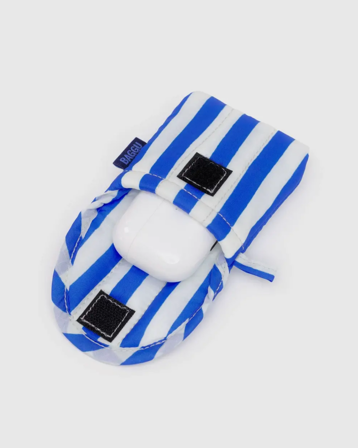 Blue & White- Puffy Earbuds Case