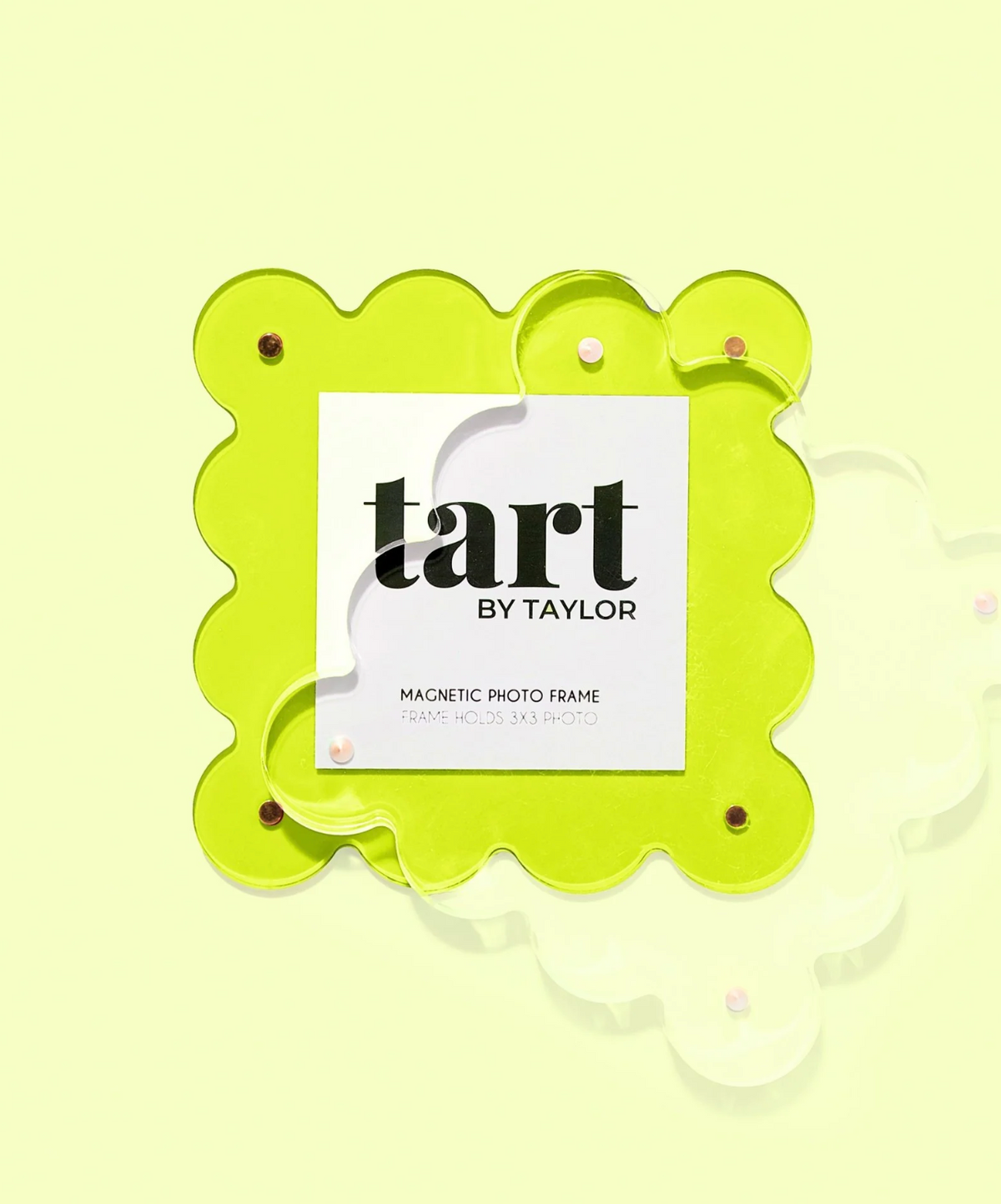 Neon Lime Mini Acrylic Picture Frame- PICK UP ONLY!