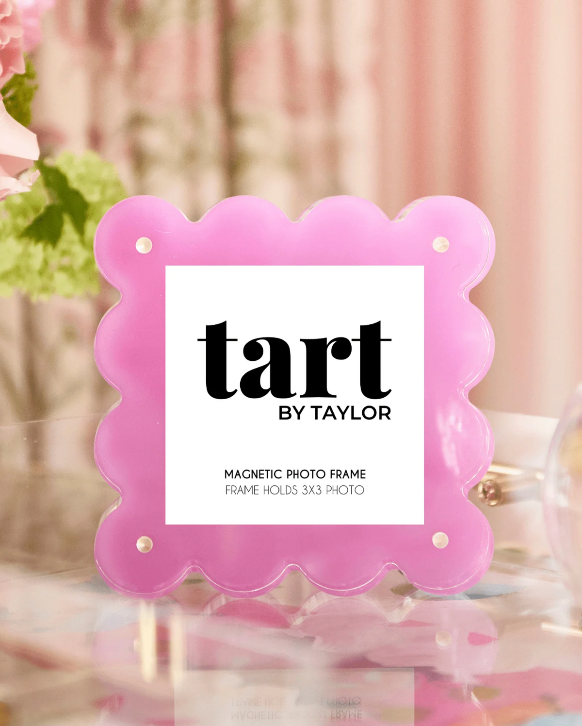Magenta Mini Acrylic Picture Frame- PICK UP ONLY!