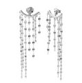 Silver Fairy Fringe Single Back Stud
