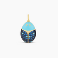 Blue Sparkle Ladybug