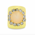 Jacci Ring in Enamel Fairy Dust- Lemon