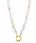 Opal Rainbow Beaded Necklace