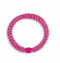 Hot Pink Glitter Hair Tie