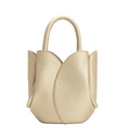 Tulip Mini Metallic Gold Handle Bag