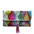Rainbow Zig Zag Clutch