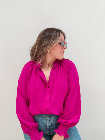 Magenta Everyday Blouse