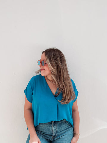 Pepsi Blue V Basic Top