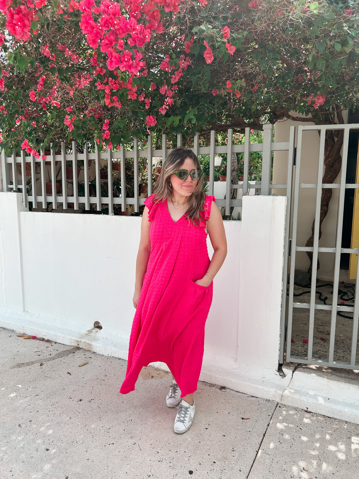 Fuschia Pink Summer Dress Shop Oli Oli