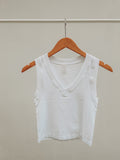 White V Basic Top