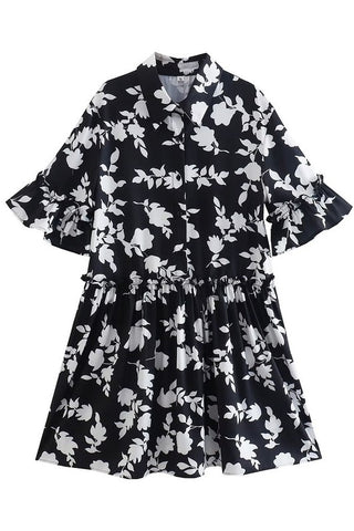 Black Floral Dress